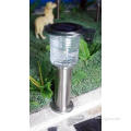 Stainless Steel Solar Lawn Lights, 12 pcs Ultra Brightness LEDs